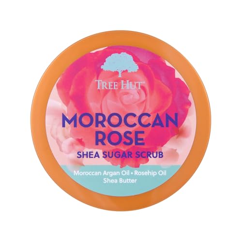 Shea Sugar Scrub with Moroccan Rose for Smooth Skin ~ 18 oz
| Tree Hut Moroccan Rose Sugar Scrub ~ 18 oz for Radiant Sk