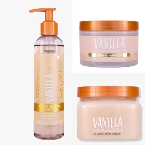 Golden Vanilla Collection 3 Piece Unisex Body Care Gift Set for Relaxation and Scent Lovers
| Golden Vanilla Collection