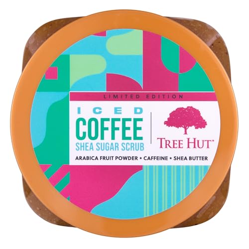 Tree Hut Flavored Iced Coffee SHEA Sugar Exfoliating Body Scrub for Dry Skin, Spa Quality at Home, 18 oz
| Tree Hut Ice