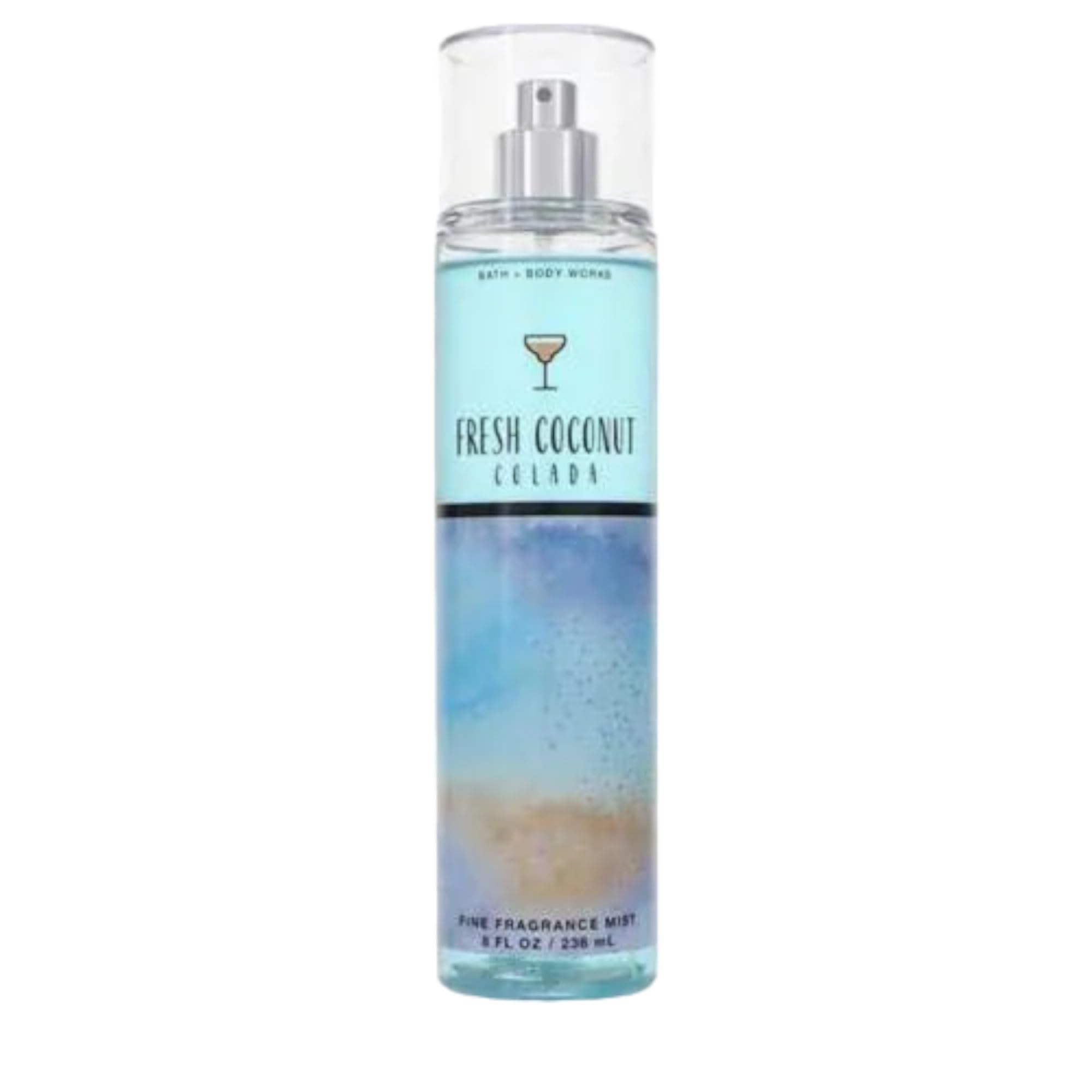 Bath & Body Works Fresh Coconut Colada Fine Fragrance Body Spray Mist for Women at the Beach and Day-to-Day Use with Lon