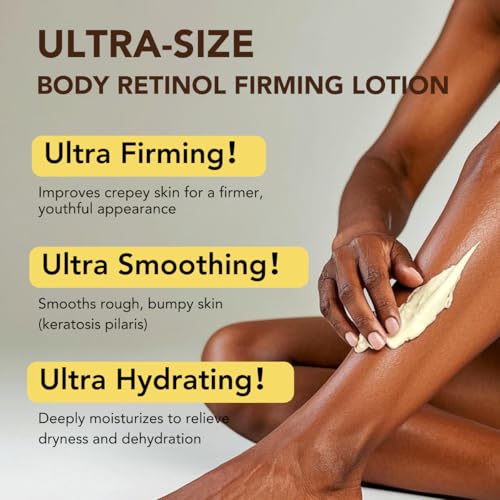 Ultra-Size Firming Retinol Body Lotion for Anti Aging Moisturizer & Crepey Skin
| Ultra-Size Retinol & AHA Body Lotion