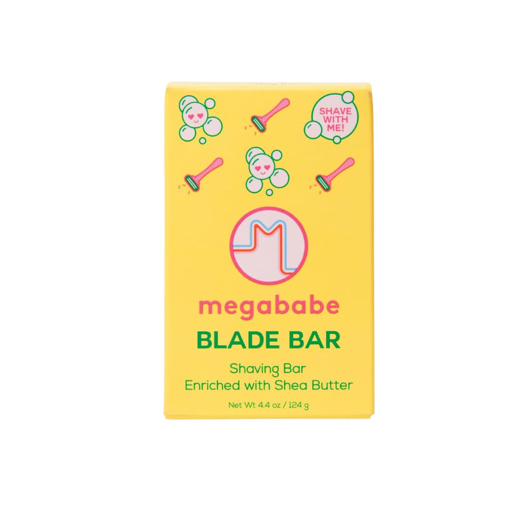 Megababe Blade Bar Hydrating Shaving Bar for All Skin Types | |4 oz Compact & Hydrating | Amazon-developed Certification