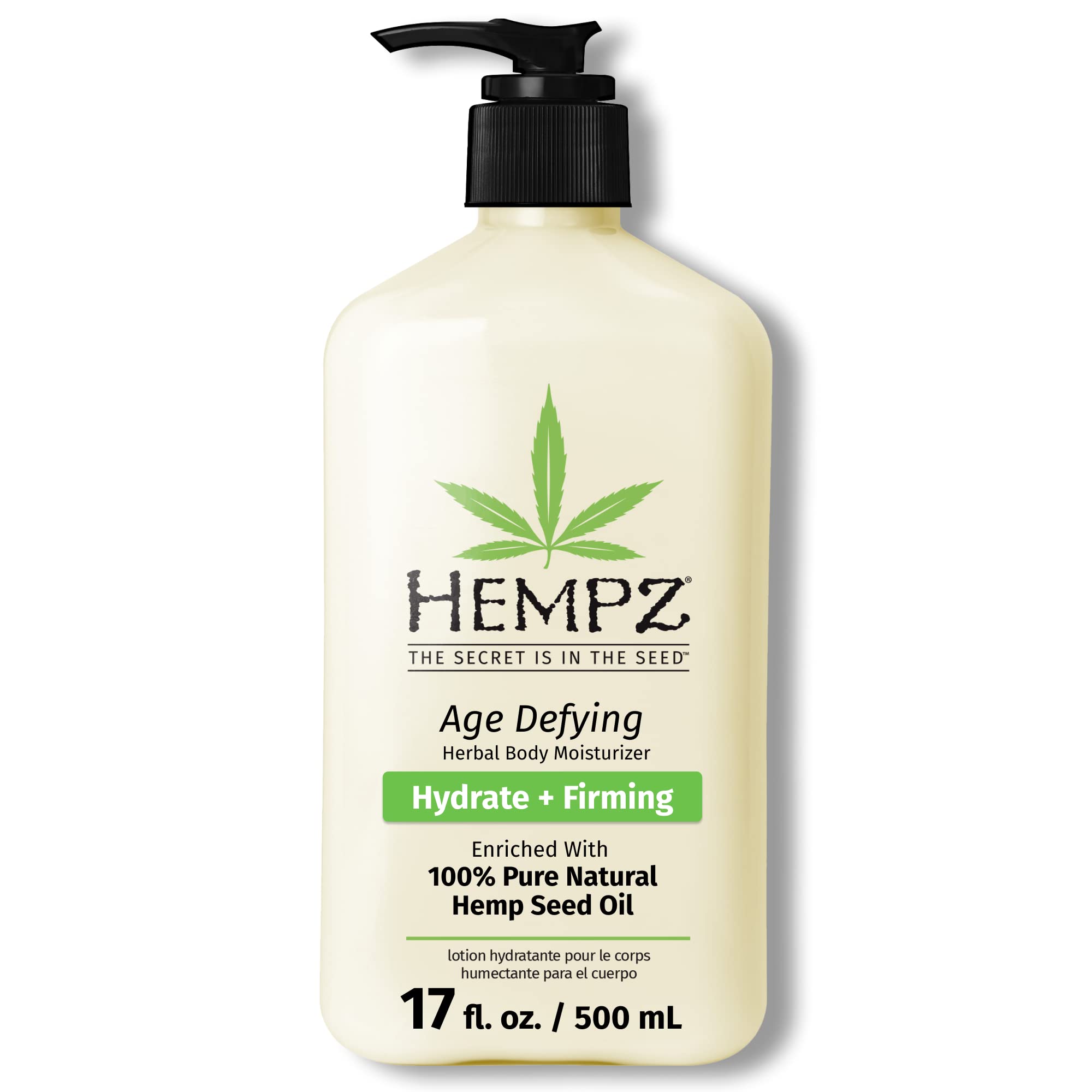 Hempz Age-Defy Large 17 oz Quick Absorption Moisturizer for Dry Skin
| Hempz Age-Defy Quick Absorption Moisturizer for