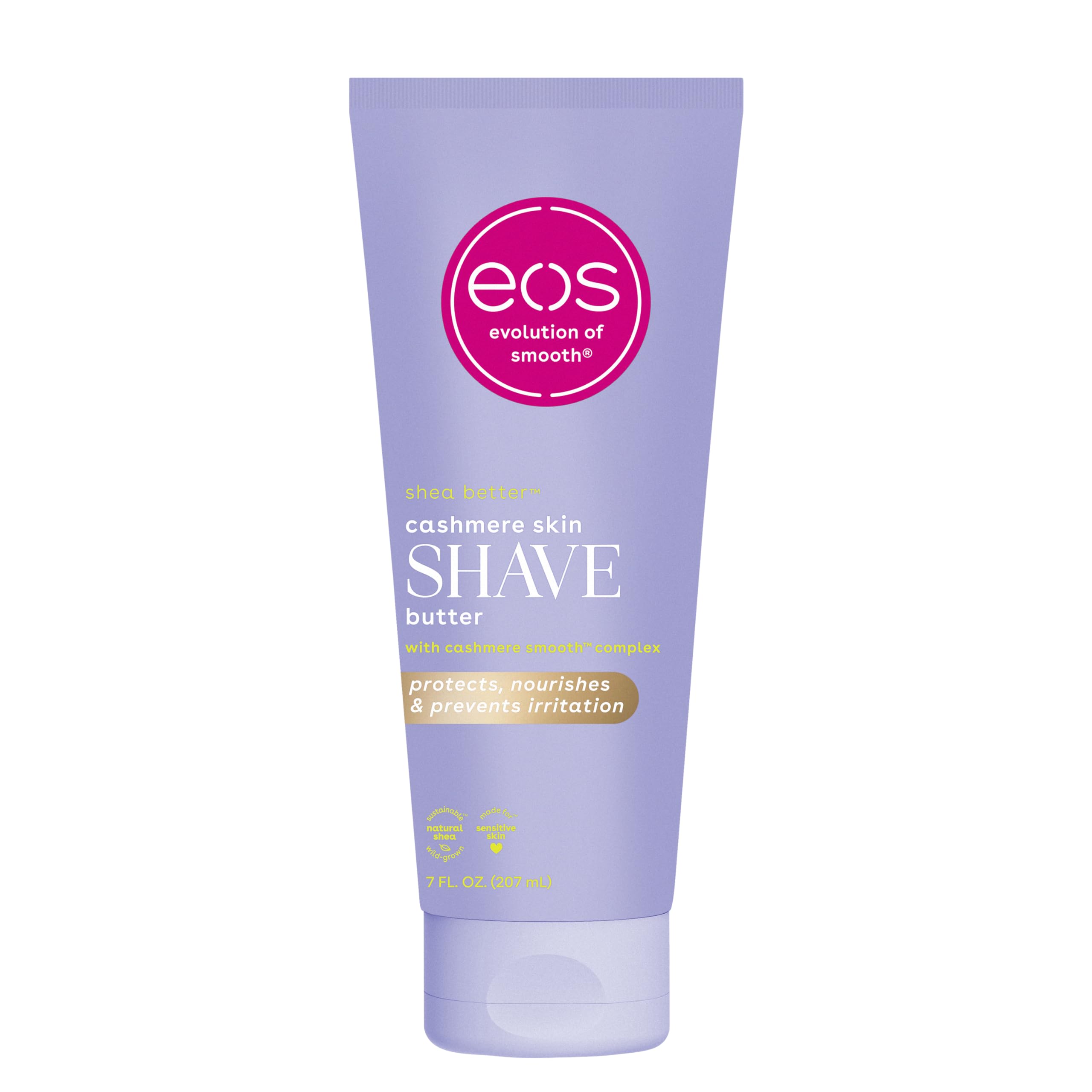 eos Vanilla Cashmere Scented Shave Butter - Non-Foaming Skin Softener for Men, 7 fl oz
| eos Cashmere Skin Collection V