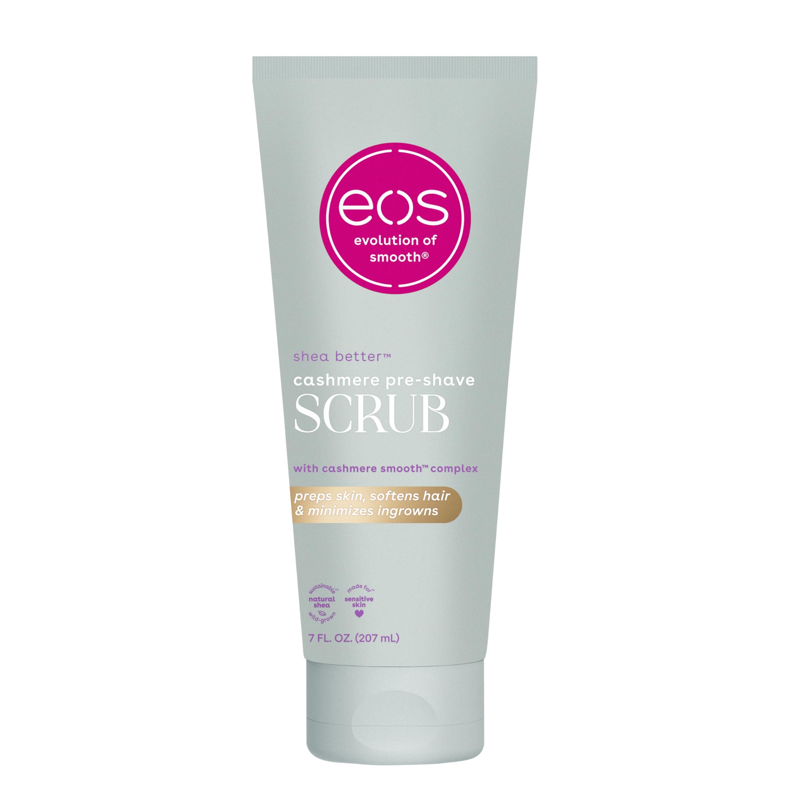 Eos Cashmere Skin Collection Pre-Shave Scrub - Vanilla Cashmere Scented, Deep Exfoliating Body Scrub, 7 fl oz
Eos Cashme