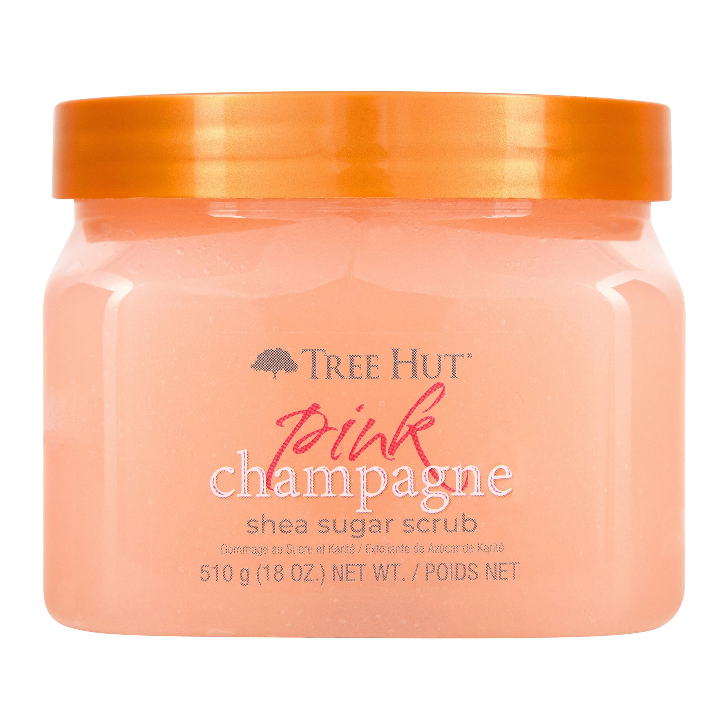 Tree Hut Pink Champagne Shea Sugar Scrub for Soft & Hydrated Skin | Exfoliating Body Scrub | Nourishing Essential Body C